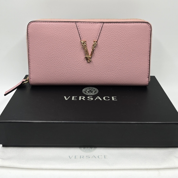 Versace Virtus Zip Around Wallet - Picture 1 of 16